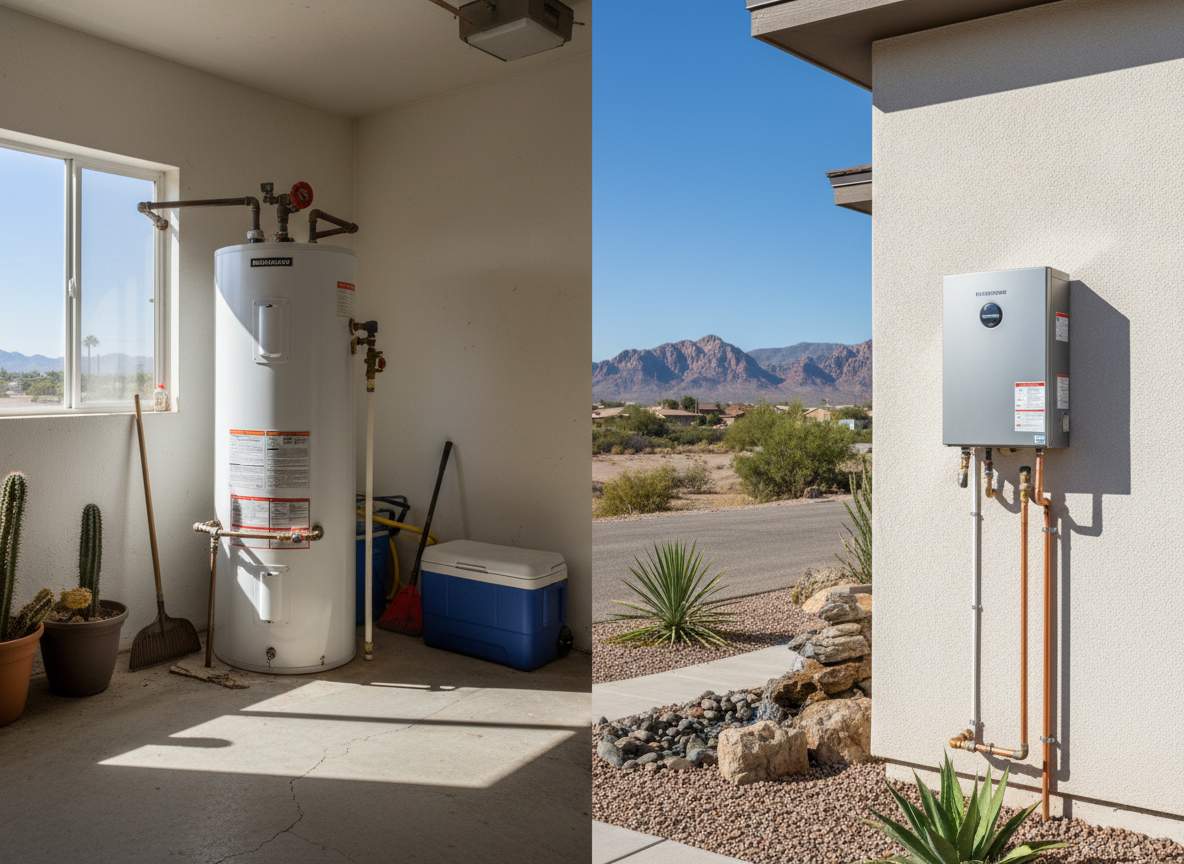 water heater repair in Laughlin Ranch —